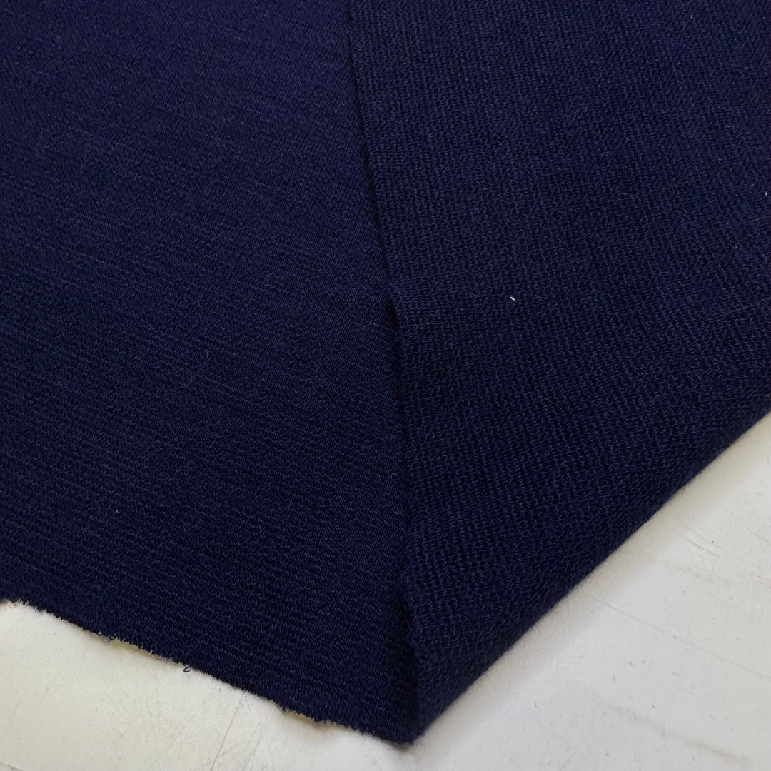 The Keys - Wool Knit - Dark Blue - 1.25M Bundle - True Deadstock fabric Fabric by private - Sustainable Textile | FABCYCLE