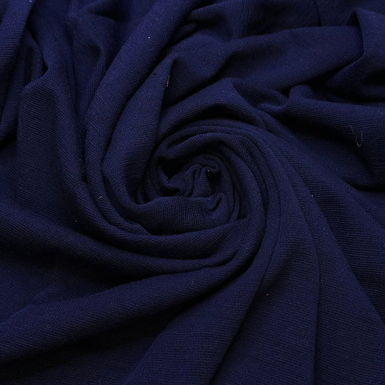 The Keys - Wool Knit - Dark Blue - 1.25M Bundle - True Deadstock fabric Fabric by private - Sustainable Textile | FABCYCLE