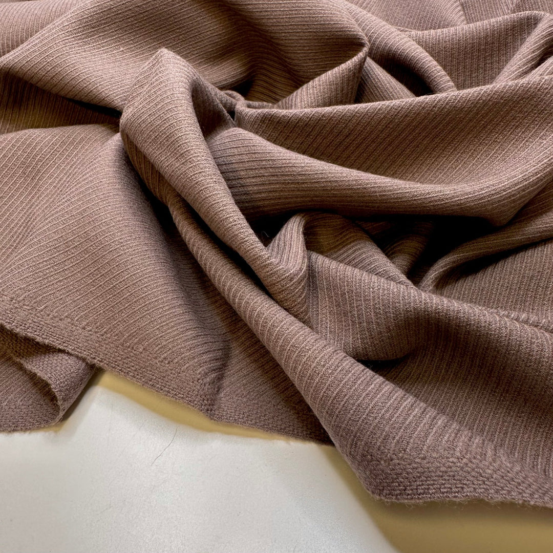 The Leaning Method - Twill Weave Wool Woven - Greige - 0.92M Bundle - True Deadstock fabric Fabric by private - Sustainable Textile | FABCYCLE
