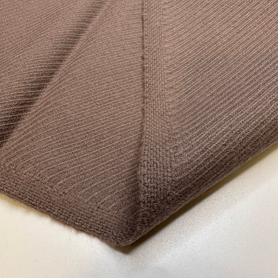 The Leaning Method - Twill Weave Wool Woven - Greige - 0.92M Bundle - True Deadstock fabric Fabric by private - Sustainable Textile | FABCYCLE