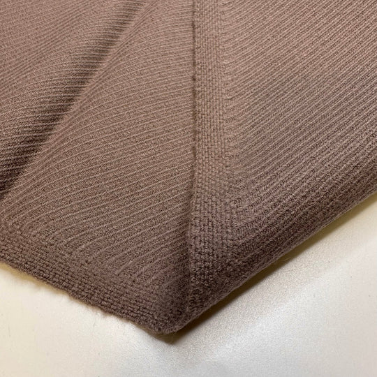 The Leaning Method - Twill Weave Wool Woven - Greige - 0.92M Bundle - True Deadstock fabric Fabric by private - Sustainable Textile | FABCYCLE