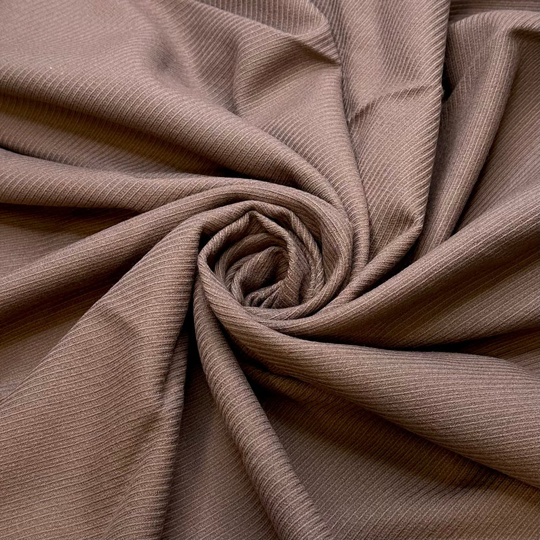The Leaning Method - Twill Weave Wool Woven - Greige - 0.92M Bundle - True Deadstock fabric Fabric by private - Sustainable Textile | FABCYCLE