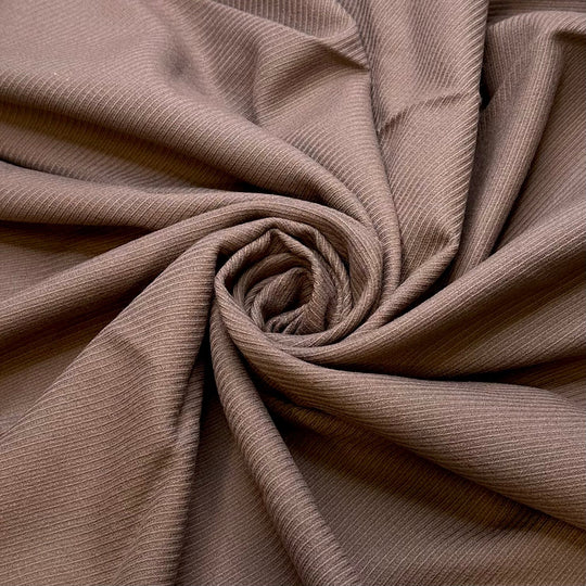 The Leaning Method - Twill Weave Wool Woven - Greige - 0.92M Bundle - True Deadstock fabric Fabric by private - Sustainable Textile | FABCYCLE