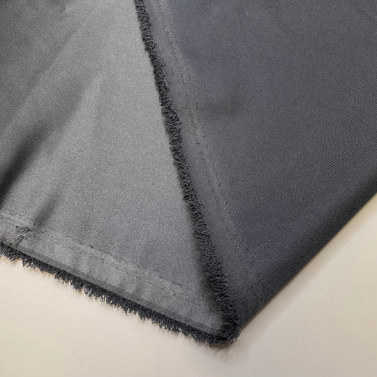 The Loon Call - Satin Poly Woven - Steel Grey - 2M Bundle - True Deadstock fabric Fabric by private - Sustainable Textile | FABCYCLE