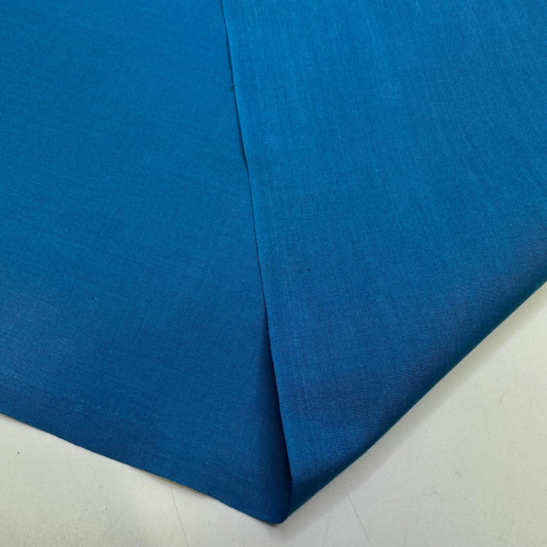 The Most Refreshing Glass Of Water Ever - Poly/Cotton Woven - Blue - 2.85M Bundle - True Deadstock fabric Fabric by private - Sustainable Textile | FABCYCLE