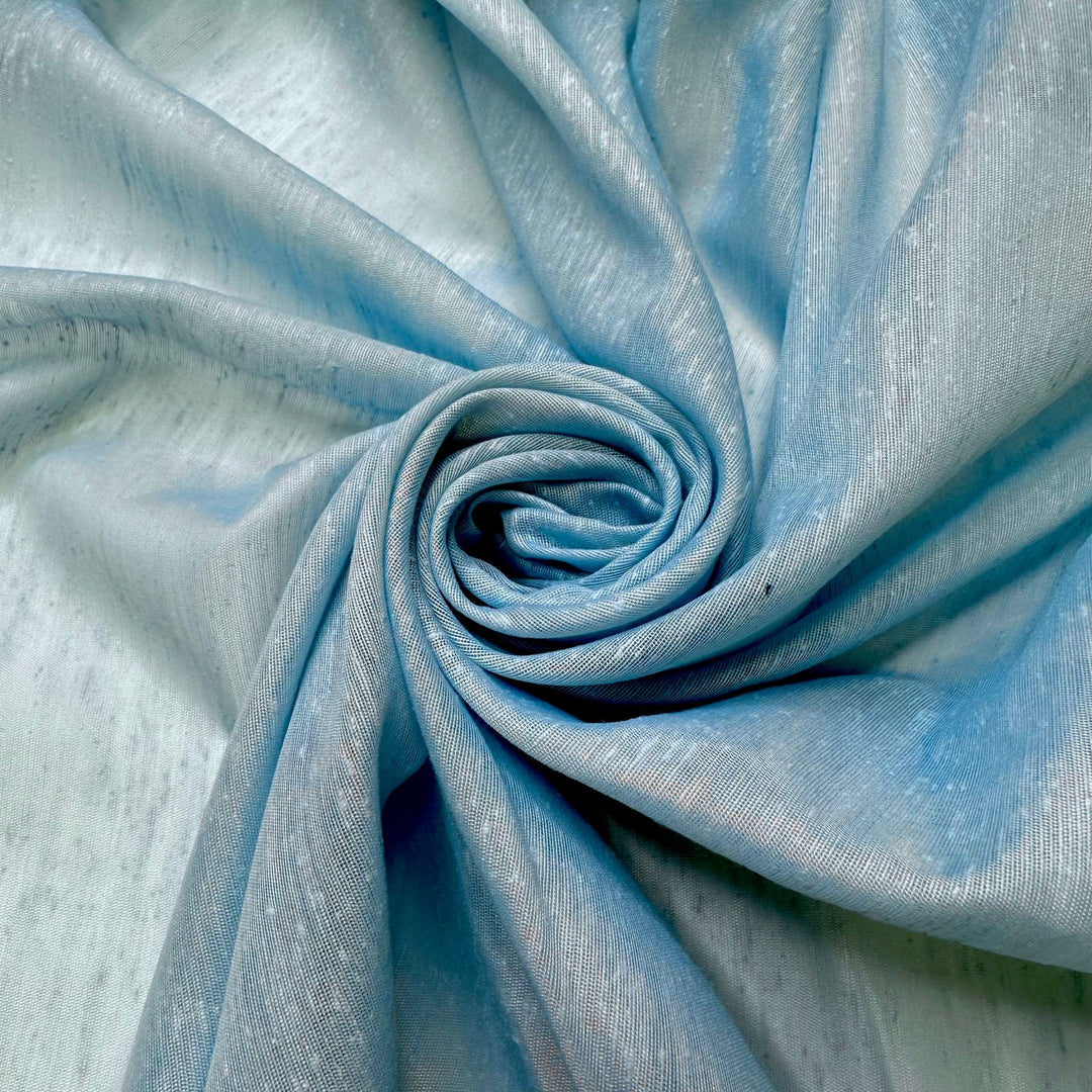 The Old Ice Skating Rink - Polyester Blend Woven - Light Blue - Bundles - True Deadstock fabric Fabric by private - Sustainable Textile | FABCYCLE