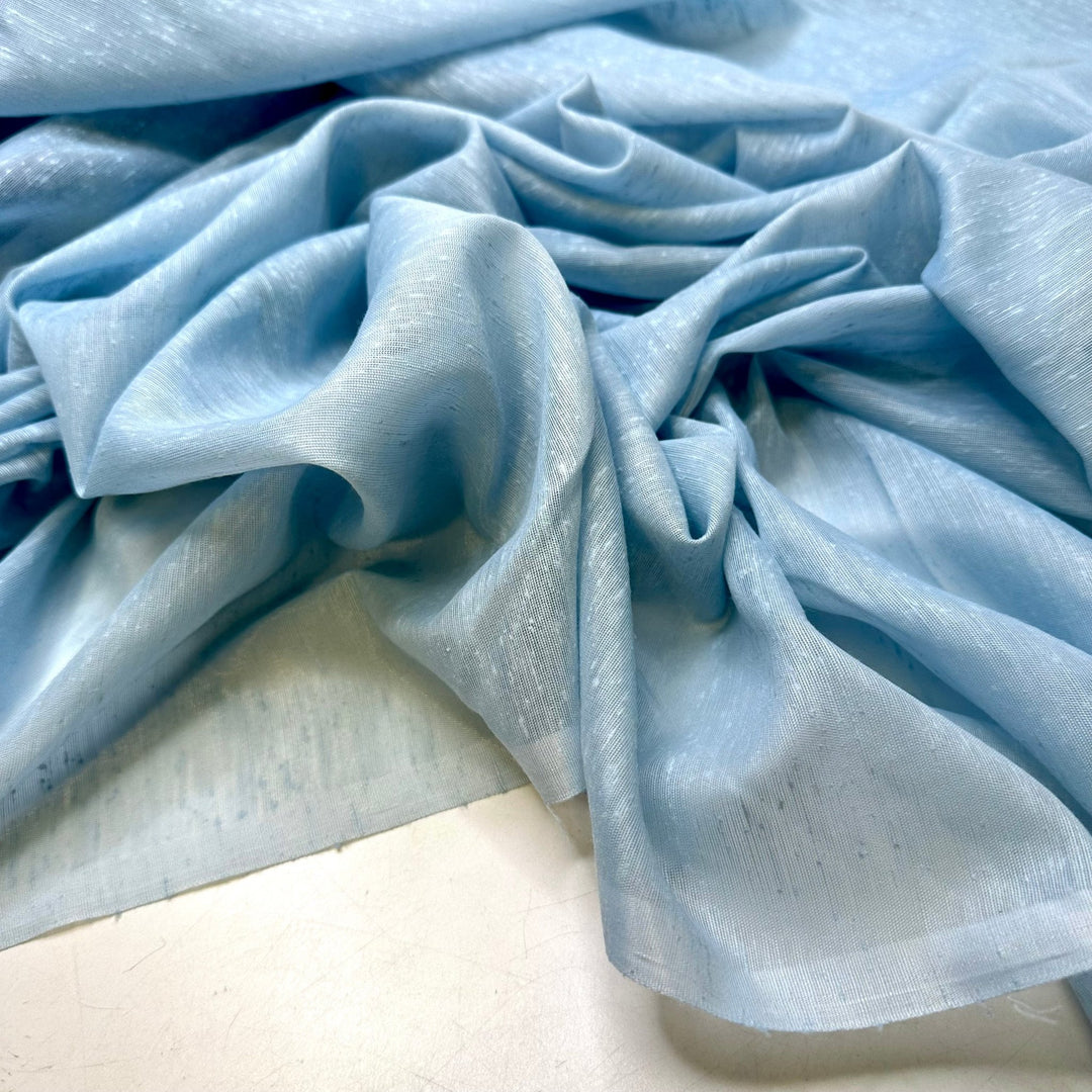 The Old Ice Skating Rink - Polyester Blend Woven - Light Blue - Bundles - True Deadstock fabric Fabric by private - Sustainable Textile | FABCYCLE