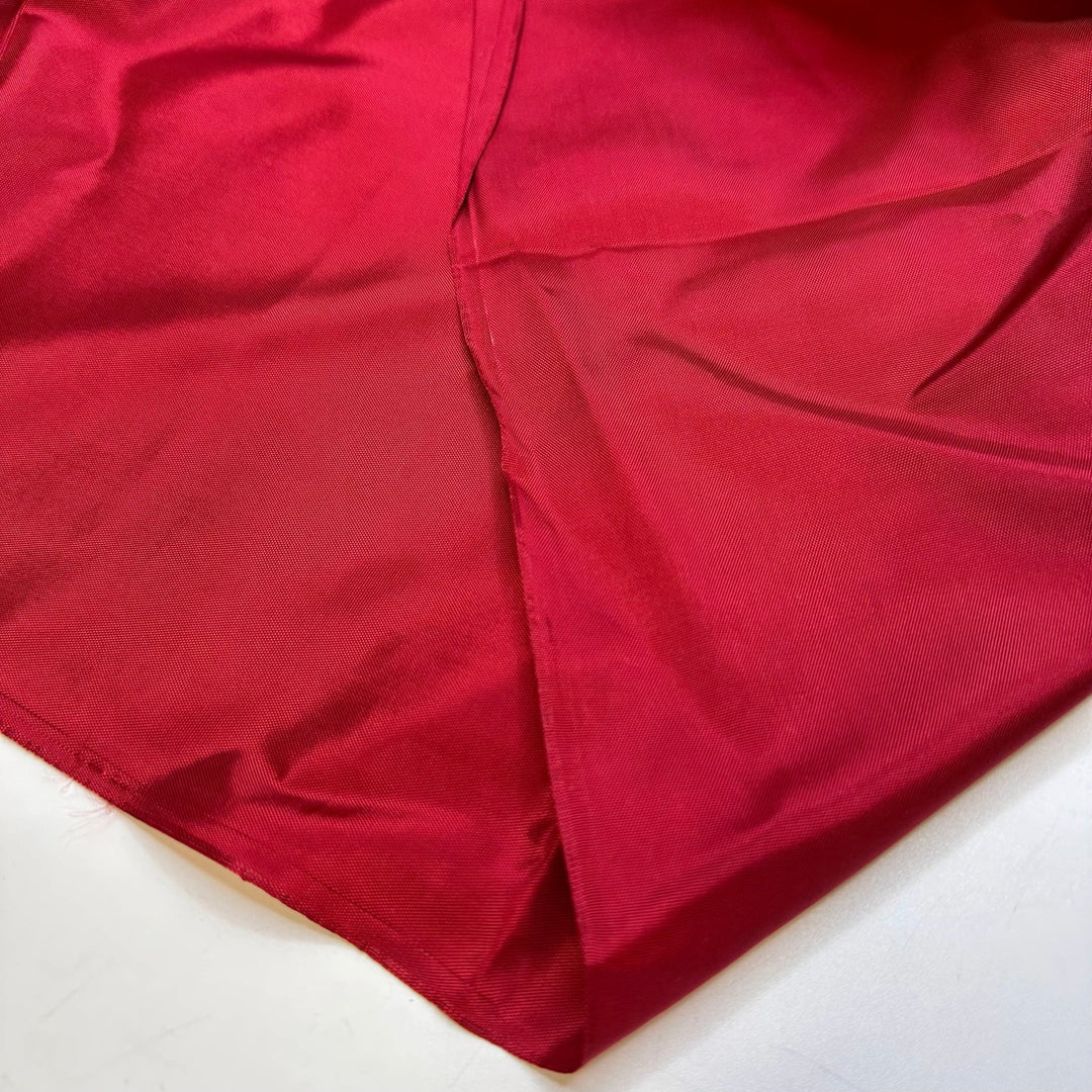 The Parent Trap - Polyester Blend Woven - Dark Red - 2M Bundle - True Deadstock fabric Fabric by private - Sustainable Textile | FABCYCLE