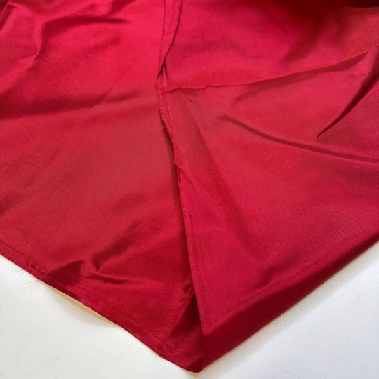 The Parent Trap - Polyester Blend Woven - Dark Red - 2M Bundle - True Deadstock fabric Fabric by private - Sustainable Textile | FABCYCLE