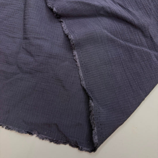 The Perfect Shady Spot - Embossed Linen/Poly Woven - Dark Grey - 3.3M Bundle - True Deadstock fabric Fabric by private - Sustainable Textile | FABCYCLE