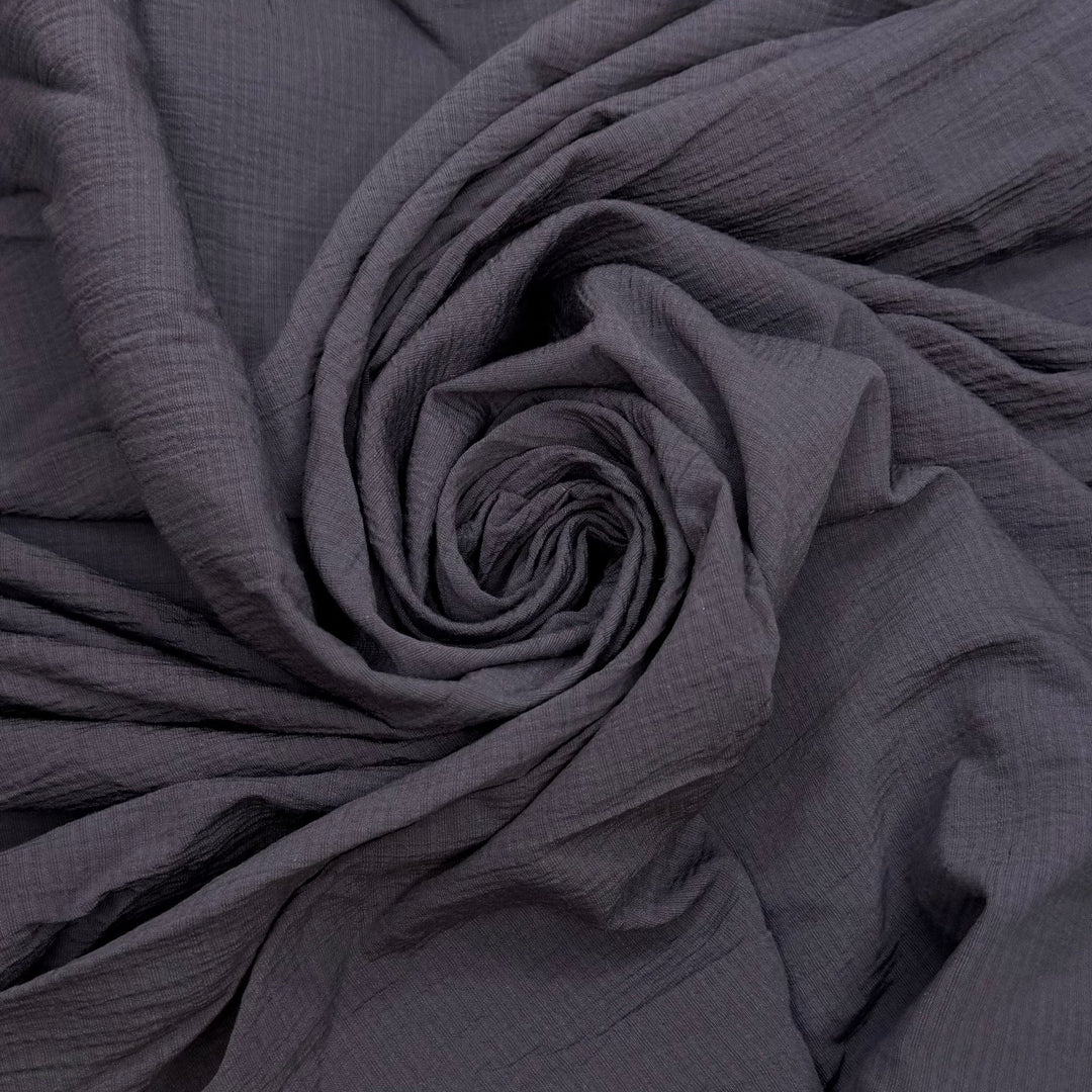 The Perfect Shady Spot - Embossed Linen/Poly Woven - Dark Grey - 3.3M Bundle - True Deadstock fabric Fabric by private - Sustainable Textile | FABCYCLE