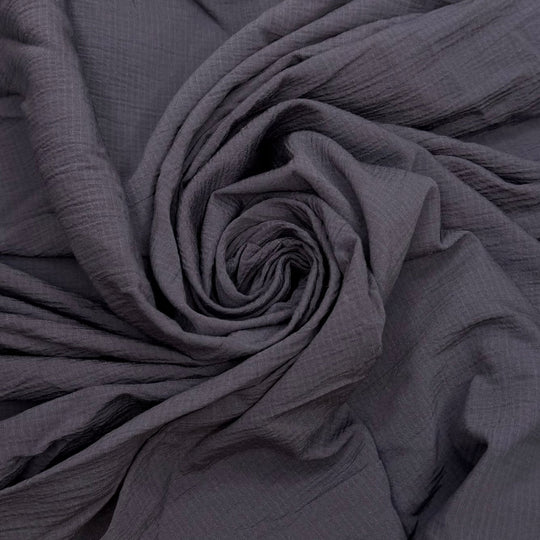 The Perfect Shady Spot - Embossed Linen/Poly Woven - Dark Grey - 3.3M Bundle - True Deadstock fabric Fabric by private - Sustainable Textile | FABCYCLE