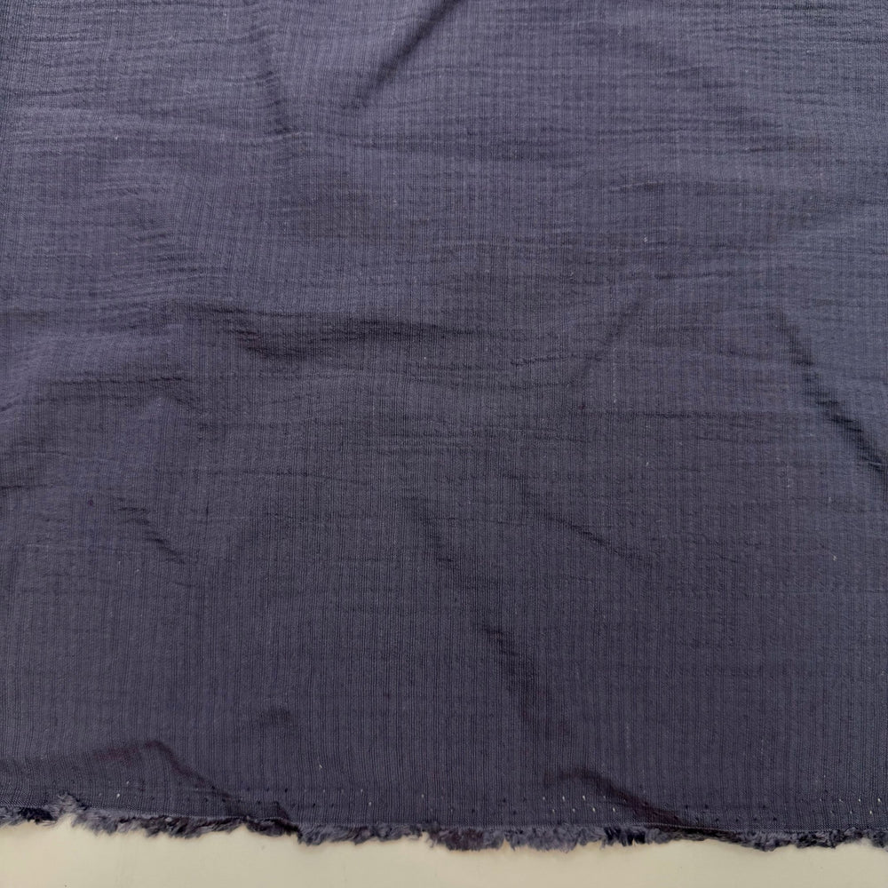 The Perfect Shady Spot - Embossed Linen/Poly Woven - Dark Grey - 3.3M Bundle - True Deadstock fabric Fabric by private - Sustainable Textile | FABCYCLE