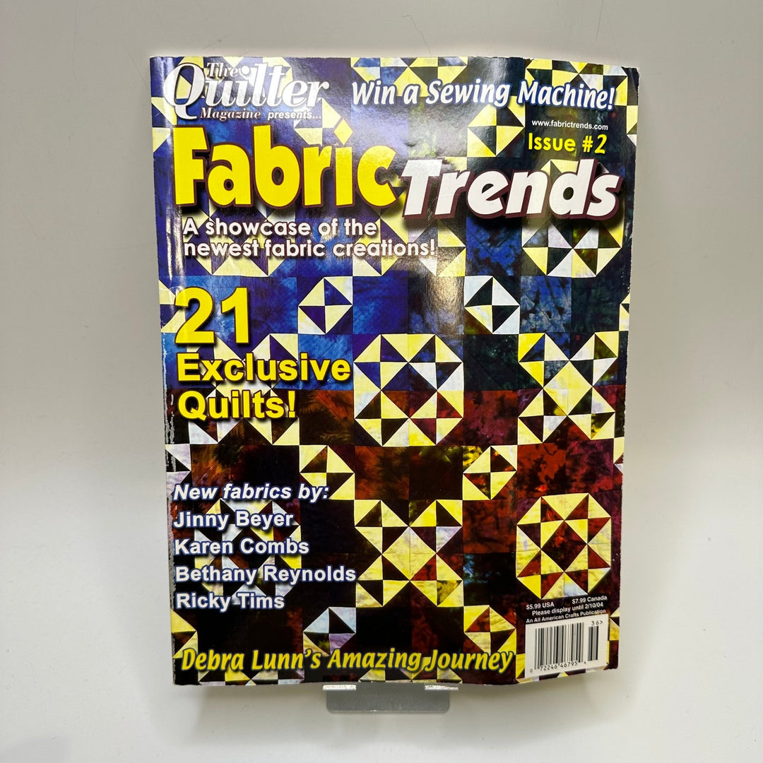 The Quilter Magazine Fall 2003 Books - Dark Blue/Burgundy - Individual - True Deadstock supplies Fabric by private - Sustainable Textile | FABCYCLE