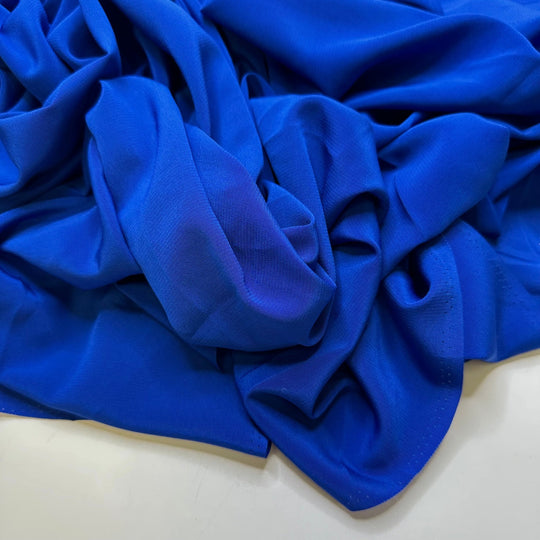 The Runaway Bride - Polyester Blend Woven - Blue - 2.5M Bundle - True Deadstock fabric Fabric by private - Sustainable Textile | FABCYCLE