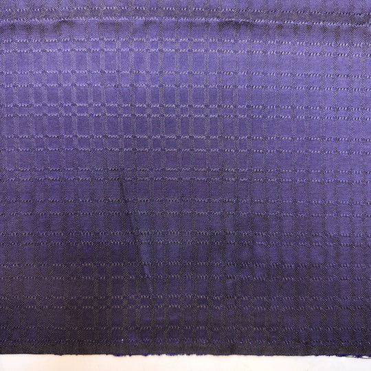 The Year 3000 - Polyester Blend Woven - Dark Purple Geometric - 1.5M Bundle - True Deadstock fabric Fabric by private - Sustainable Textile | FABCYCLE
