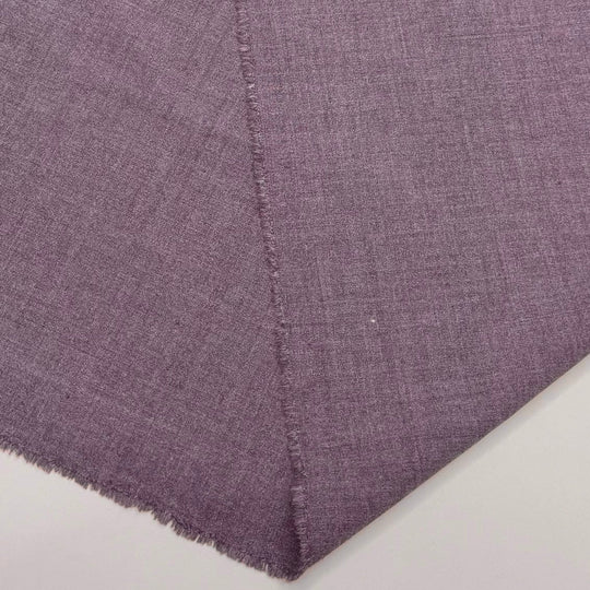 The Zoo Was Otter Chaos - Wool Blend Woven - Dark Grey/Purple - 0.95M Bundle - True Deadstock fabric Fabric by private - Sustainable Textile | FABCYCLE