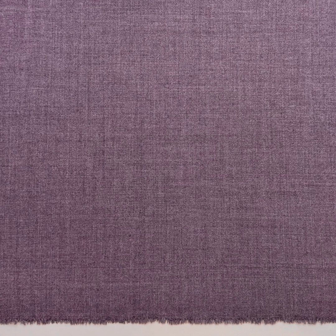 The Zoo Was Otter Chaos - Wool Blend Woven - Dark Grey/Purple - 0.95M Bundle - True Deadstock fabric Fabric by private - Sustainable Textile | FABCYCLE