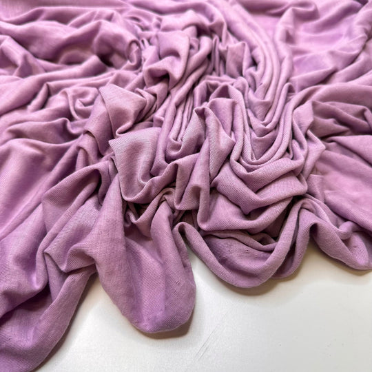Themed Cruises - Polyester Blend Knit - Light Purple - 1.5M Bundle - True Deadstock fabric Fabric by private - Sustainable Textile | FABCYCLE