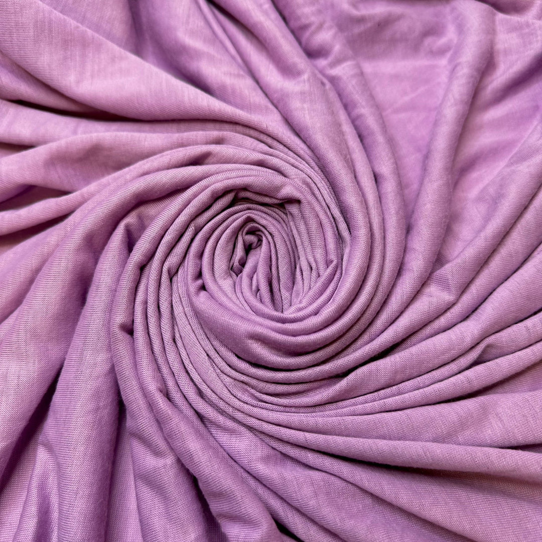 Themed Cruises - Polyester Blend Knit - Light Purple - 1.5M Bundle - True Deadstock fabric Fabric by private - Sustainable Textile | FABCYCLE