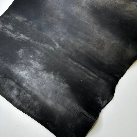 These Boots - Thick Shoe Leather Leather Woven - Black - Bundles - True Deadstock fabric Fabric by private - Sustainable Textile | FABCYCLE