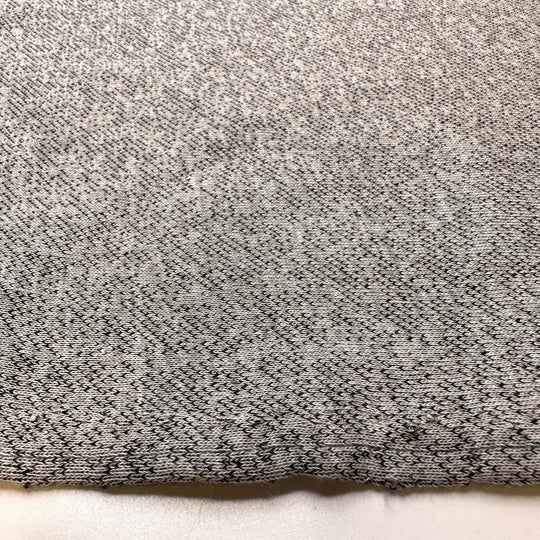 Thimble - Jersey Fleece Cotton/Poly Knit - White/Grey - 1.45M Bundle - True Deadstock fabric Fabric by private - Sustainable Textile | FABCYCLE