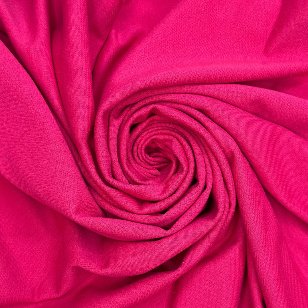 This Is Sew Good - Double Cloth Knit Cotton/Poly - Pink - 1.25M Bundle - True Deadstock fabric Fabric by private - Sustainable Textile | FABCYCLE