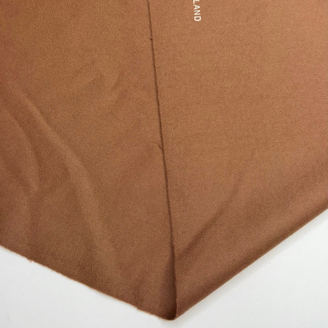 Thread Lightly - Brushed Twill Weave Wool Woven - Light Brown - 1.45M Bundle - True Deadstock fabric Fabric by private - Sustainable Textile | FABCYCLE