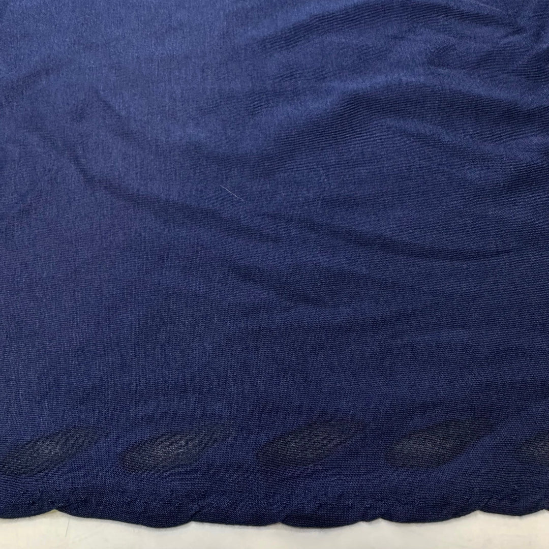 Thread Snapping - Jersey Natural Blend Knit - Navy - Bundles - True Deadstock fabric Fabric by private - Sustainable Textile | FABCYCLE