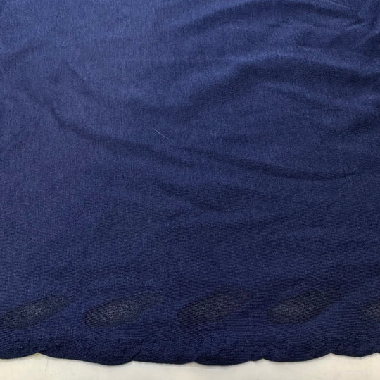 Thread Snapping - Jersey Natural Blend Knit - Navy - Bundles - True Deadstock fabric Fabric by private - Sustainable Textile | FABCYCLE