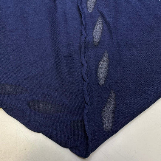 Thread Snapping - Jersey Natural Blend Knit - Navy - Bundles - True Deadstock fabric Fabric by private - Sustainable Textile | FABCYCLE