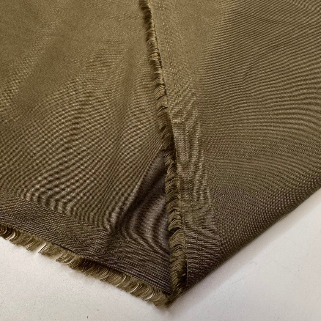 Threading My Machine Wrong - Twill Weave Tencel Woven - Green - Bundles - True Deadstock fabric Fabric by private - Sustainable Textile | FABCYCLE