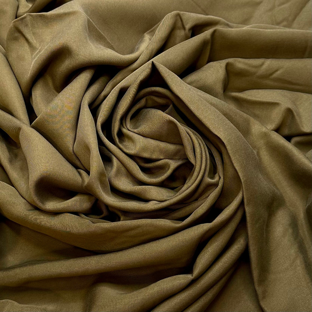 Threading My Machine Wrong - Twill Weave Tencel Woven - Green - Bundles - True Deadstock fabric Fabric by private - Sustainable Textile | FABCYCLE