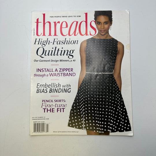 Threads July 2017 Number 191 Books - White Multi - Individual - True Deadstock supplies Fabric by private - Sustainable Textile | FABCYCLE