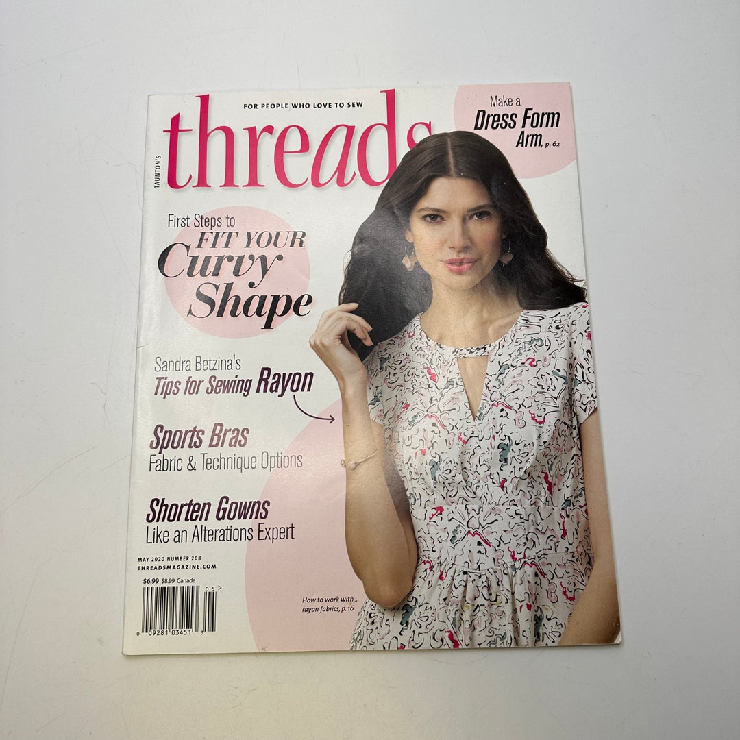 Threads May 2020 Number 208 Books - Light White/Pink - Individual - True Deadstock supplies Fabric by private - Sustainable Textile | FABCYCLE