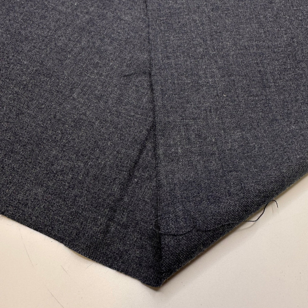 Three Course Meal - Wool Woven - Dark Grey - 0.7M Bundle - True Deadstock fabric Fabric by private - Sustainable Textile | FABCYCLE