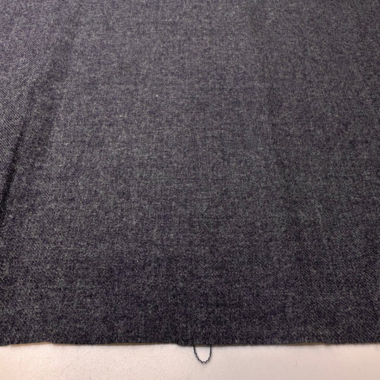 Three Course Meal - Wool Woven - Dark Grey - 0.7M Bundle - True Deadstock fabric Fabric by private - Sustainable Textile | FABCYCLE
