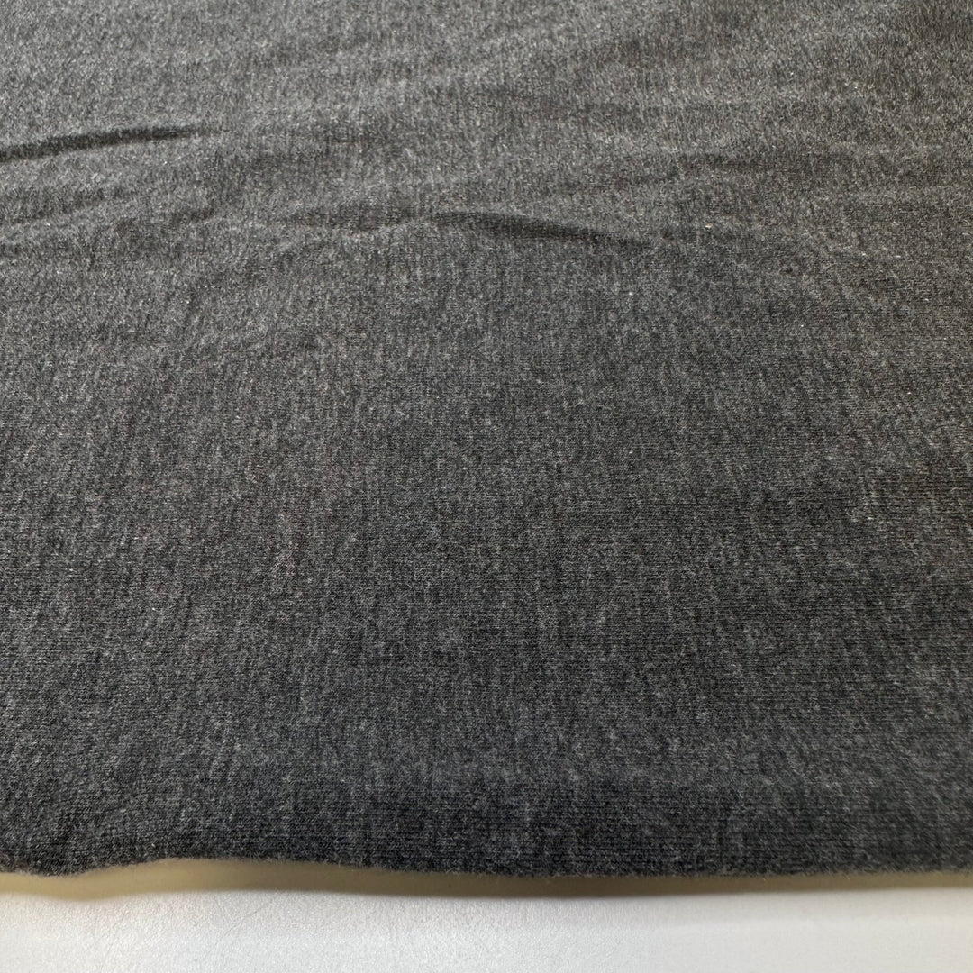 Thunderstorms Tonight - French Terry Natural Blend Knit - Dark Grey - Bundles - True Deadstock fabric Fabric by private - Sustainable Textile | FABCYCLE