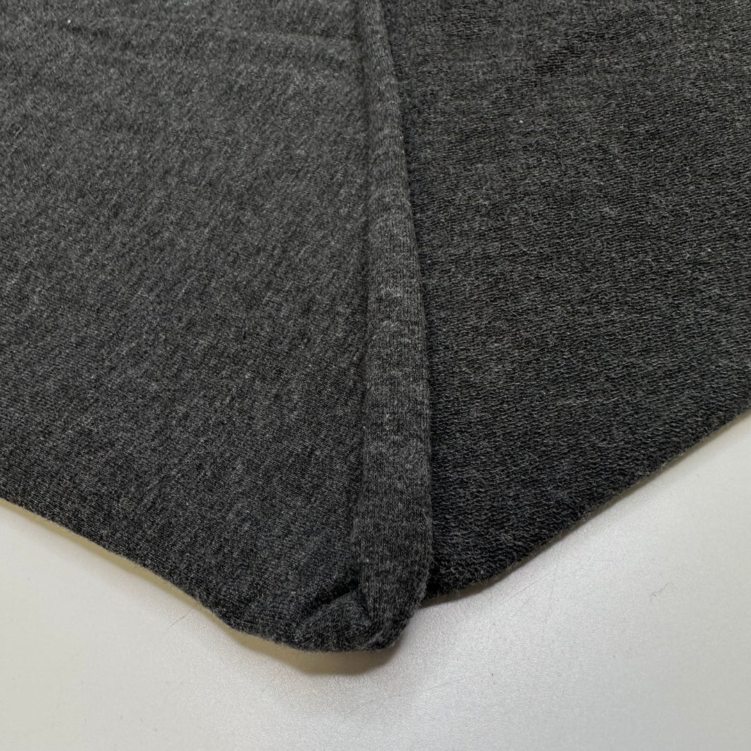 Thunderstorms Tonight - French Terry Natural Blend Knit - Dark Grey - Bundles - True Deadstock fabric Fabric by private - Sustainable Textile | FABCYCLE