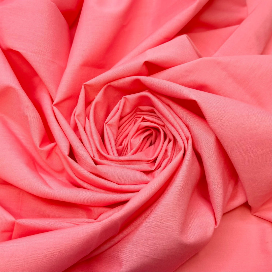 Tickled Pink - Polyester Blend Woven - Pink - 1.2M Bundle - True Deadstock fabric Fabric by private - Sustainable Textile | FABCYCLE