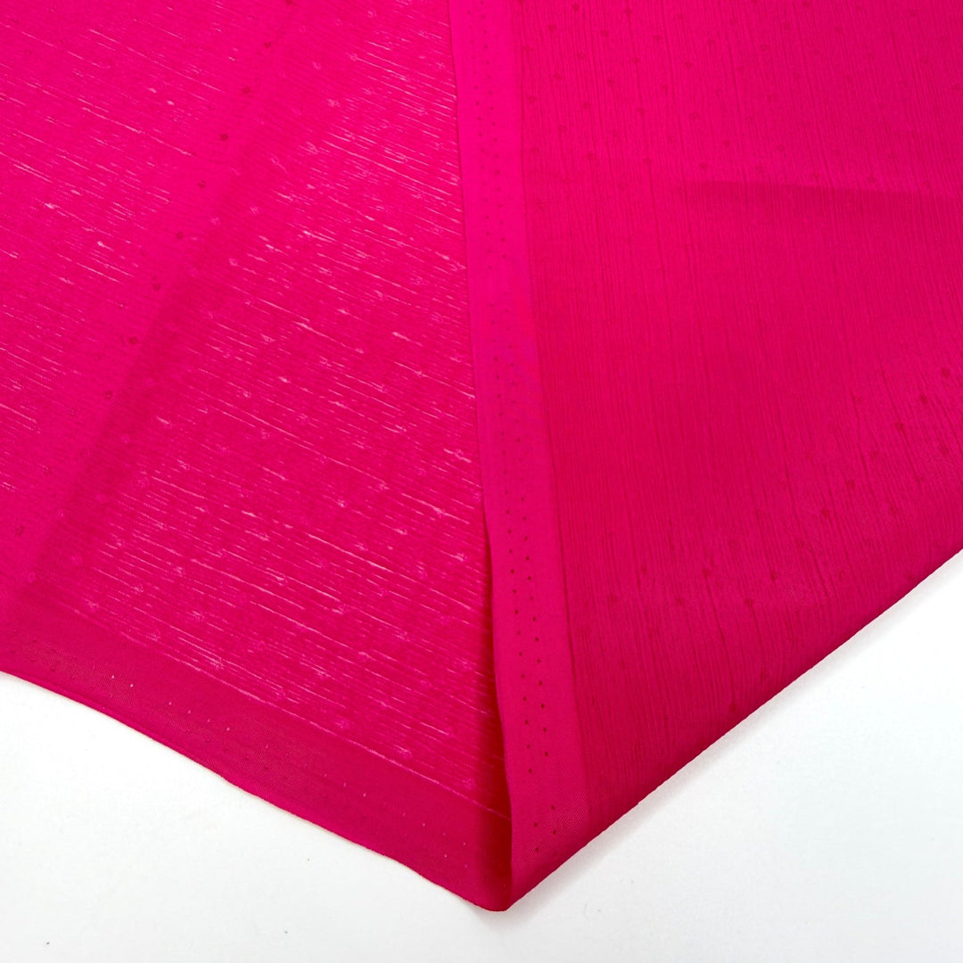 Tickled Pink - Polyester Blend Woven - Pink Polka Dots - 2.4M Bundle - True Deadstock fabric Fabric by private - Sustainable Textile | FABCYCLE