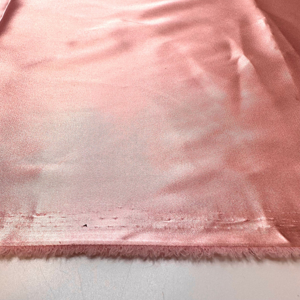 Tie It Up With A Bow - Satin Polyester Blend Woven - Light Pink - 3.3M Bundle - True Deadstock fabric Fabric by private - Sustainable Textile | FABCYCLE