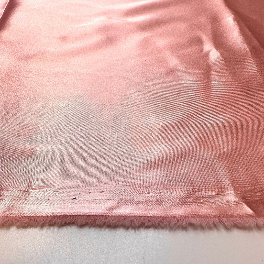 Tie It Up With A Bow - Satin Polyester Blend Woven - Light Pink - 3.3M Bundle - True Deadstock fabric Fabric by private - Sustainable Textile | FABCYCLE