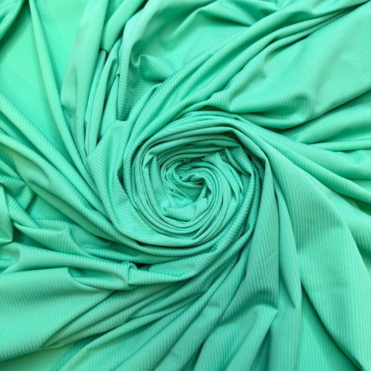 TikTok Dance Trends - Polyester Blend Knit - Light Teal - 2.1M Bundle - True Deadstock fabric Fabric by private - Sustainable Textile | FABCYCLE