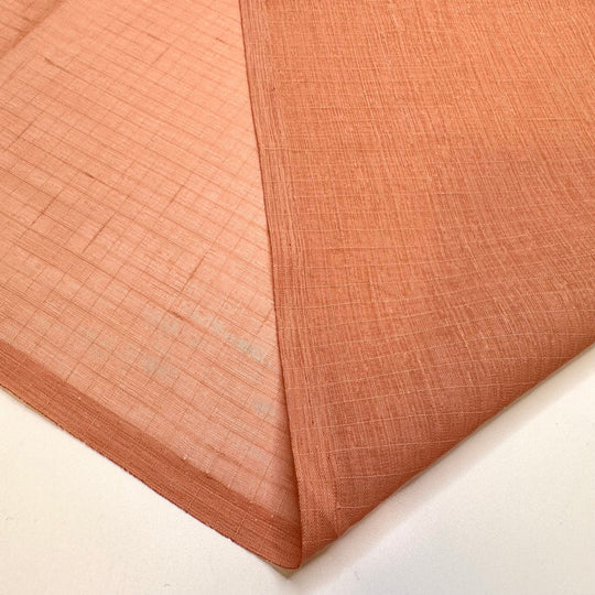 Time For A Deep Clean - Polyester Blend Woven - Light Orange - 1M Bundle - True Deadstock fabric Fabric by private - Sustainable Textile | FABCYCLE