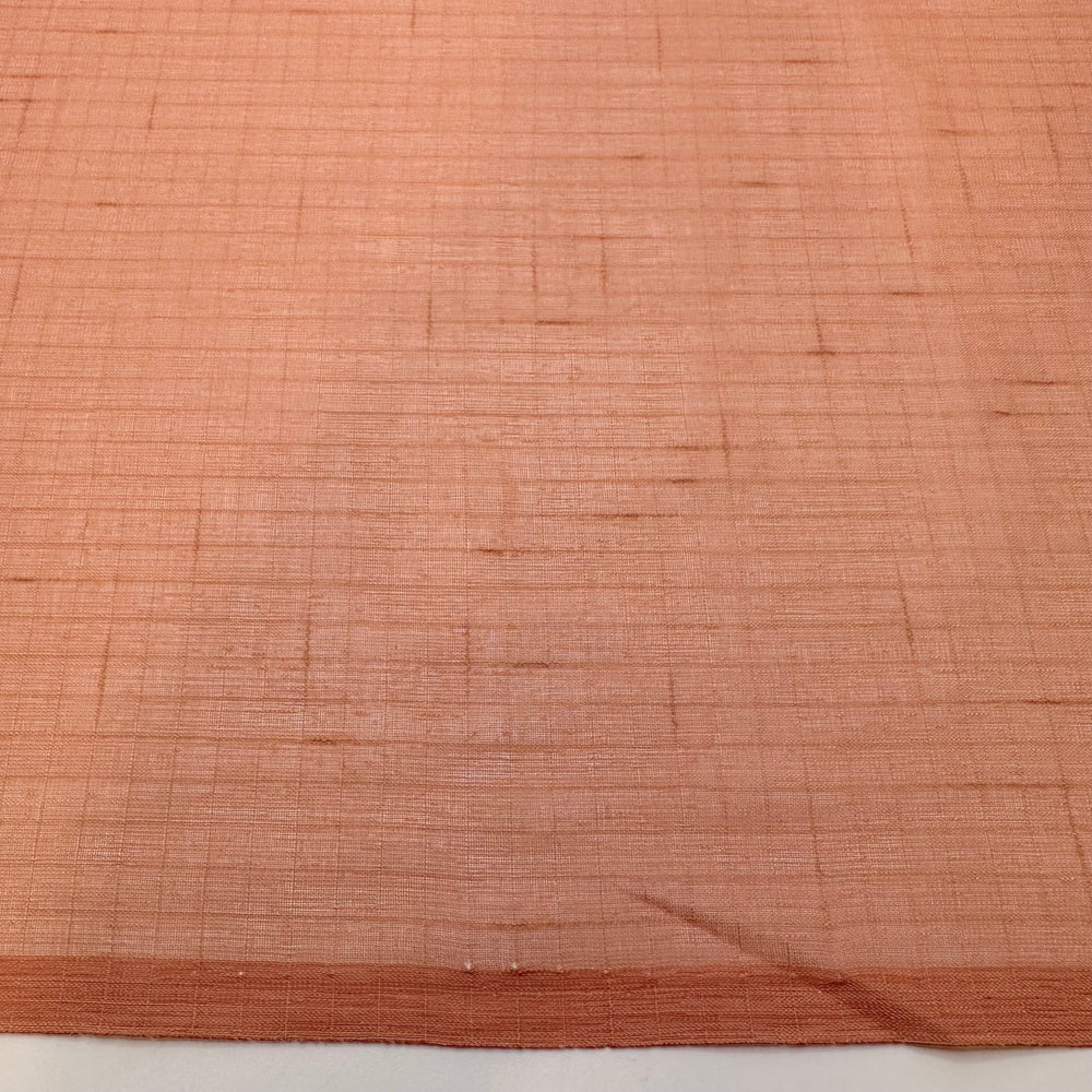 Time For A Deep Clean - Polyester Blend Woven - Light Orange - 1M Bundle - True Deadstock fabric Fabric by private - Sustainable Textile | FABCYCLE