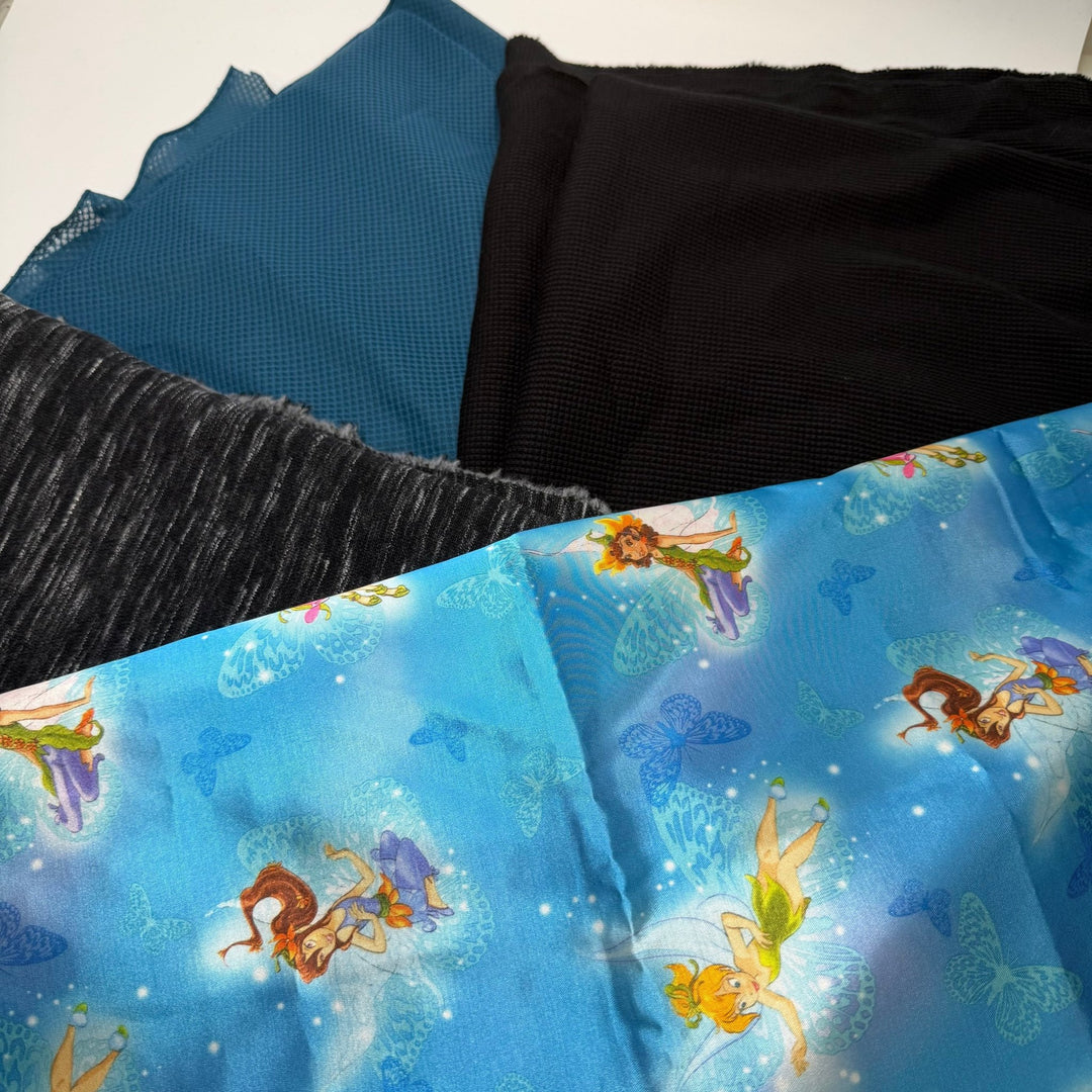 Tinkerbell Magic - Small Bundles - Fun 4 Pack - True Deadstock Fabric Fabric by FABCYCLE shop - Sustainable Textile | FABCYCLE