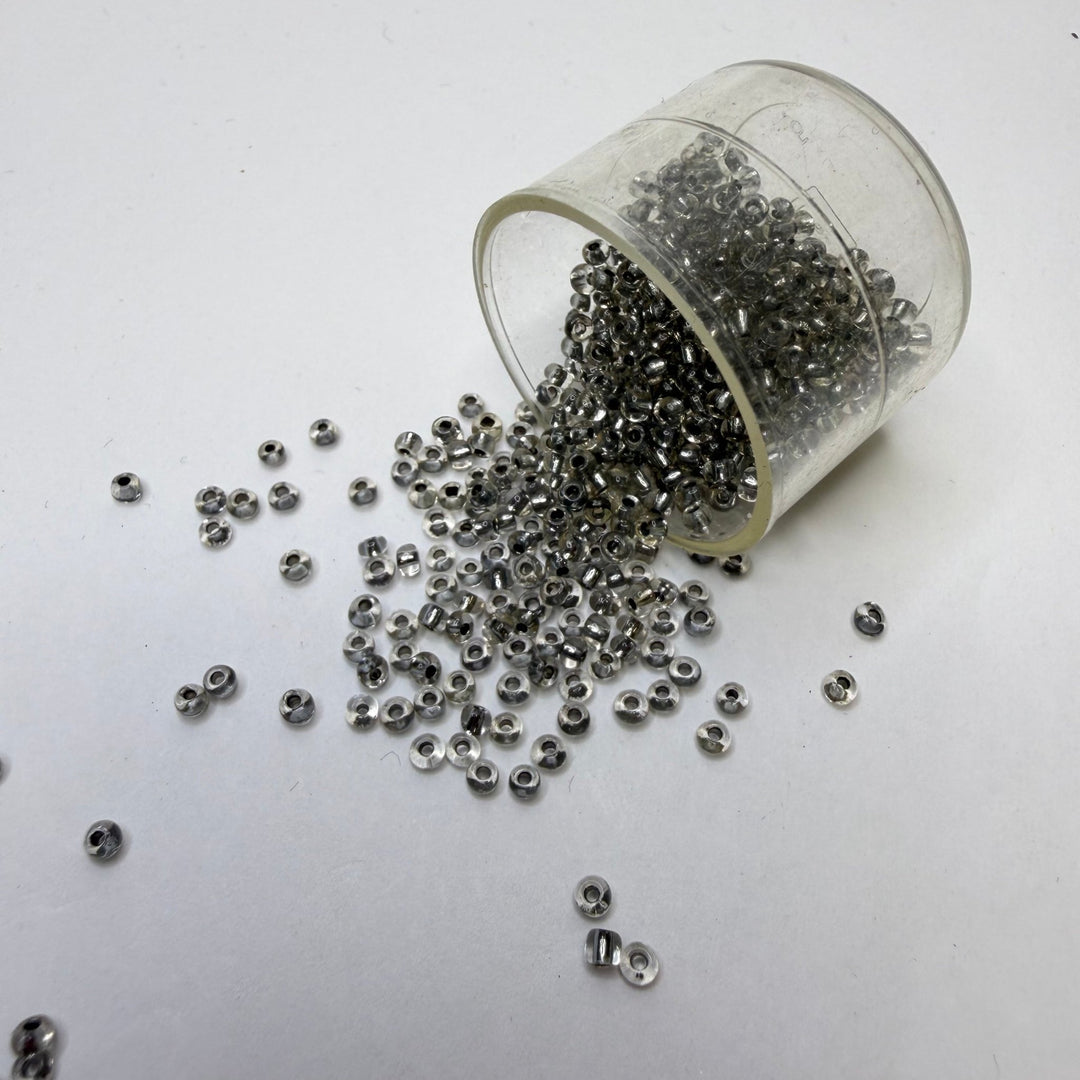 Tiny Silver Beads - Silver - 80 Pack - True Deadstock supplies Fabric by private - Sustainable Textile | FABCYCLE
