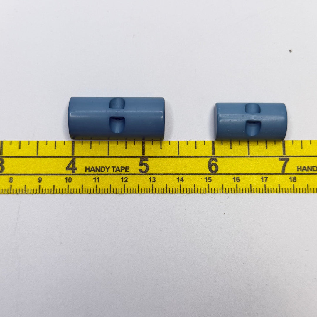 Toggle Button - 15MM Plastic - Blue - 4 Pack - True Deadstock supplies Fabric by private - Sustainable Textile | FABCYCLE