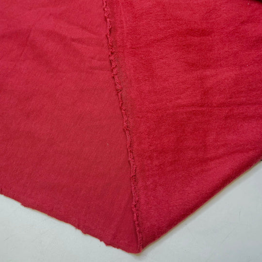 Tomatillo - Jersey Fleece Bamboo Knit - Red - 0.9M Bundle - True Deadstock fabric Fabric by private - Sustainable Textile | FABCYCLE